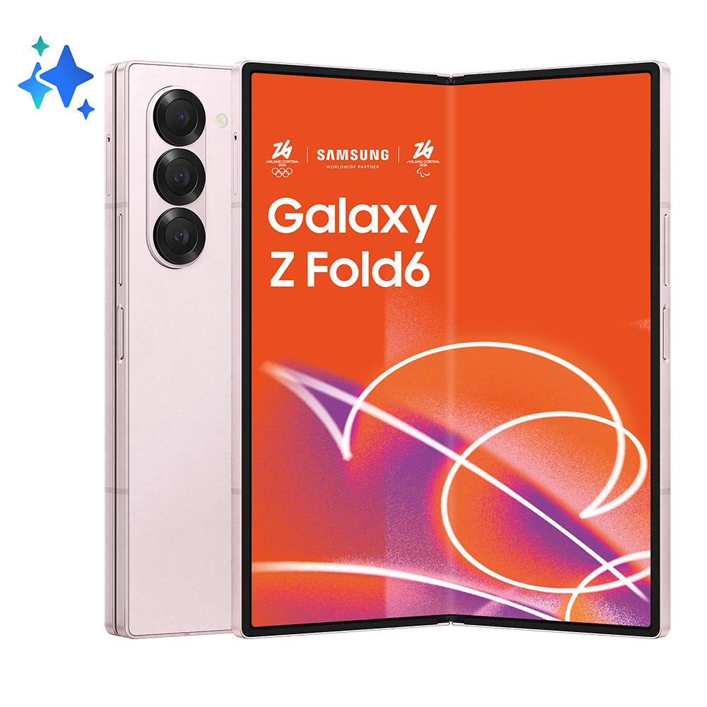 Samsung Galaxy Z Fold6 Smartphone AI, Display 6,3"/7,6" Dynamic AMOLED 2X, Pink